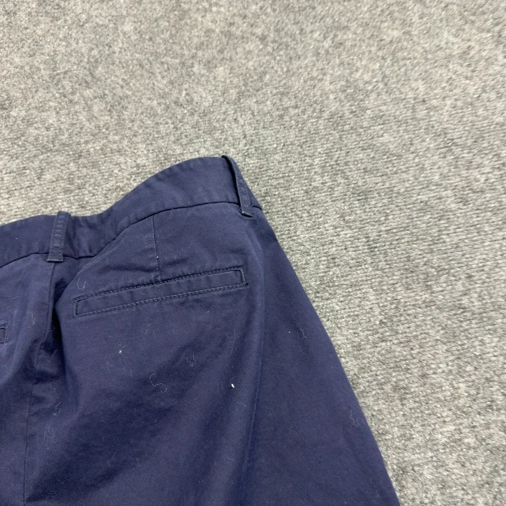 J Crew Frankie Chino Pants Womens 8 Petite Navy Cotton Stretch Casual Preppy